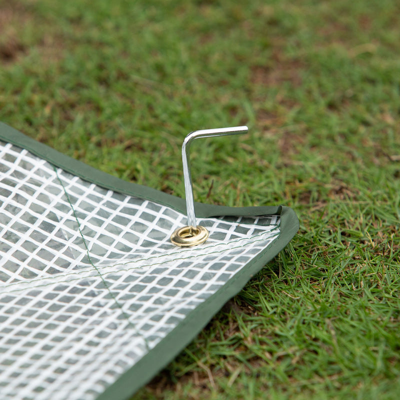 Serra da Giardino Pieghevole 240x120x75 cm in Polietilene Bianca