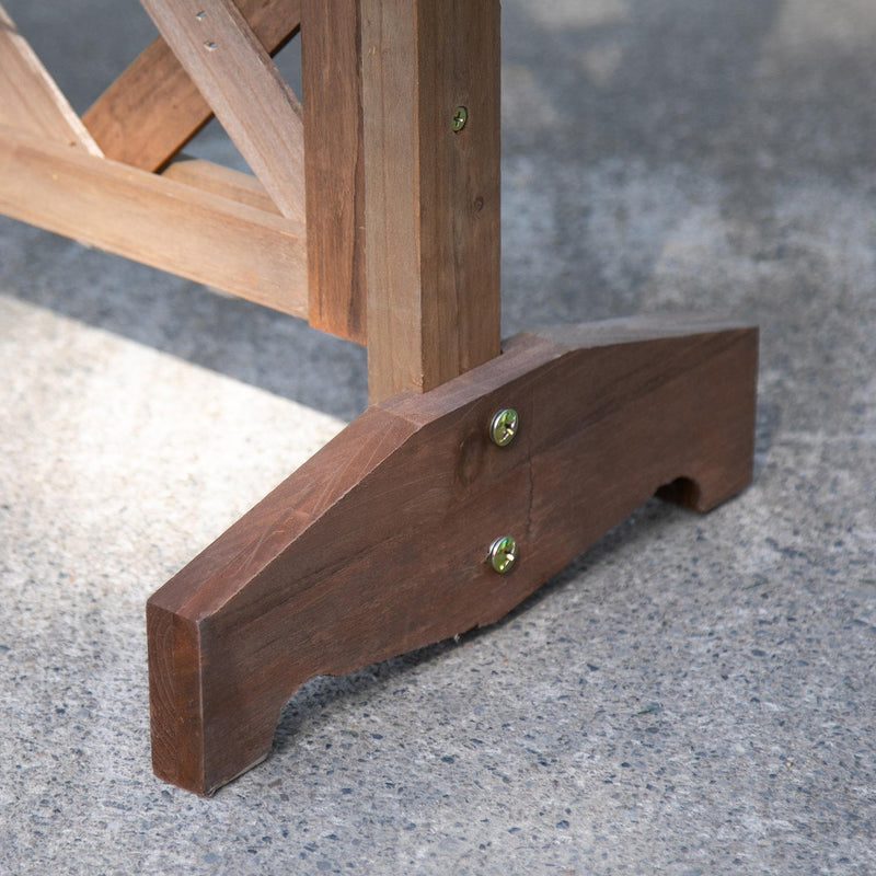 Fioriera da Giardino 68x30x85,5 cm in Legno 