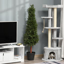 Pianta Artificiale Albero Pino H150 cm con Vaso Verde