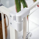 Cancelletto di Sicurezza per Animali Domestici 76,9-81,9 cm in Ferro Bianco