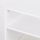 Tavolino Basso 90x60x42 cm in Truciolato Bianco