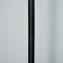 Lampada da Terra con Paralumi E27 in Metallo Nero