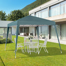 Gazebo da Giardino Pieghevole 297x297x250 cm in Acciaio e Tessuto Oxford Verde