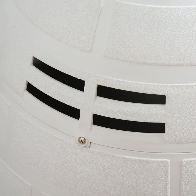 Cuccia per Cani Taglia Piccola 68,2x80x53 cm in Polipropilene Bianco