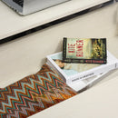 Tavolino Basso con Piano Sollevabile 90x60,5x45,5 in Metallo e MDF Legno Chiaro