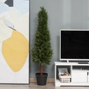 Pianta Artificiale Albero Pino H150 cm con Vaso Verde