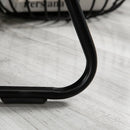 Poltroncina Imbottita 63x75x70 cm in Metallo e Tessuto Giallo