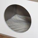 Albero Tiragraffi per Gatti 60x48x122 cm in MDF e Corda di Juta Grigio Chiaro