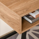 Scrivania con Cassetti e Mensole 105x55x100 cm in Metallo e Legno Truciolare Naturale