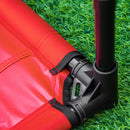 Brandina Portatile per Cani 68x46x18 cm Fino a 11Kg in Metallo e Tessuto Oxford Rosso