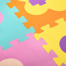 Tappeto Puzzle 25 Pezzi 120x31,5x1 cm con Numeri in EVA Multicolore