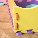 Tappeto Puzzle 25 Pezzi 120x31,5x1 cm con Numeri in EVA Multicolore