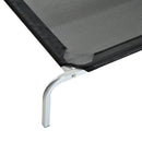 Brandina Portatile per Cani 110x80x20 cm Fino a 31,8Kg in Metallo e Tessuto a Rete Nero