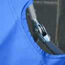 Lettino Prendisole Pieghevole da Giardino 180x55x24 cm in Metallo e Tessuto Oxford Blu