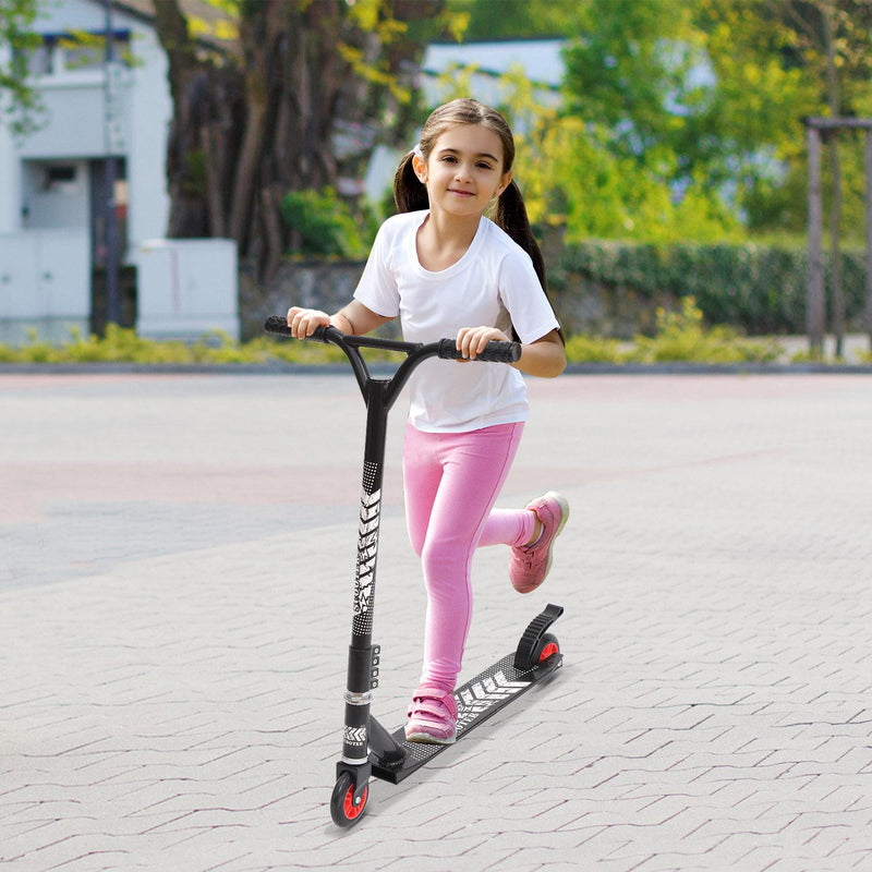 Monopattino 2 Ruote Pieghevole in Alluminio Nero