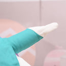 Sedia Sospesa Unicorno per Bambini 70x150 cm in Cotone con Cuscino Bianca