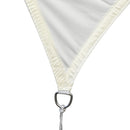 Tenda a Vela Ombreggiante Rettangolare 4x6m in Poliestere Bianco Crema