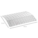 Rampa per Sedia a Rotelle 55x70x5 cm in Lega di Alluminio Antiscivolo in Lega di Alluminio Antiscivolo