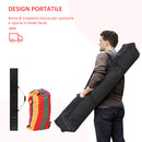 Amaca da Giardino Autoportante 285x118x110 cm in Acciaio e Cotone Multicolor