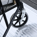 Rampa per Sedia a Rotelle H12,5 cm Max 318 Kg in Alluminio Antiscivolo