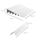 Rampa per Sedia a Rotelle H15 cm Max 318 Kg in Alluminio Antiscivolo