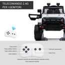 Macchina Elettrica per Bambini 12V Fuoristrada Bianca