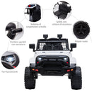 Macchina Elettrica per Bambini 12V Fuoristrada Bianca