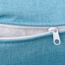 Poltrona Letto Trasformabile Rivestimento in Poliestere Rivestimento in Poliestere Azzurro