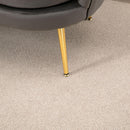 Divano 2 Posti 130x63x73 cm in Velluto Grigio