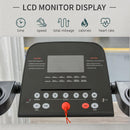 Tapis Roulant Motorizzato Pieghevole 14Km/h 750W 5 Programmi Nero