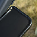 Dondolo 2 Posti Separati da Giardino 170x136x170 cm in Acciaio e Poliestere Grigio