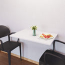 Tavolino da Parete Pieghevole Salvaspazio 60x40x20 cm in MDF Bianco