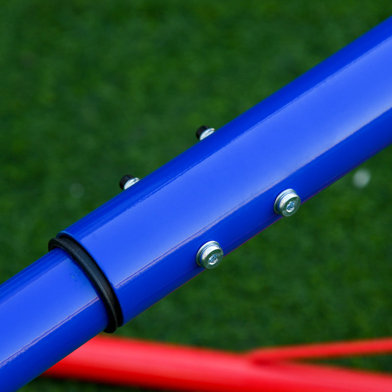 Altalena per Bambini da Giardino 182x77x43 cm in Metallo Multicolor