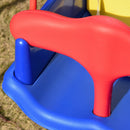 Altalena per Bambini da Giardino 140x110x120 cm Seggiolino con Cintura di Sicurezza Multicolor