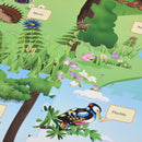 Tappeto Puzzle in EVA 24 Pezzi 61x61 cm Multicolore