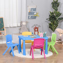 Set 4 Sedie per Bambini 36x38x56,5 cm Impilabili in Polipropilene