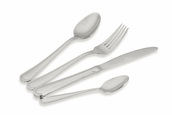 Service Besteckset 24-teilig aus poliertem Stahl Silber Villa d'Este Home Tivoli Antik prezzo