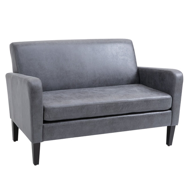 2-Sitzer-Sofa 122 x 72 x 74 cm in grauem Stoff online