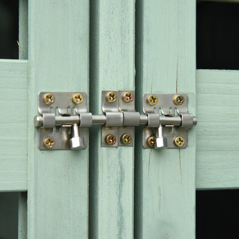 Copri Bidoni Spazzatura da Giardino 131x85x125 cm con Coperchio in Legno di Abete Verde Chiaro