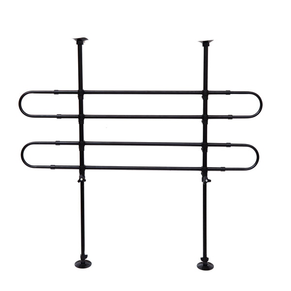 Verstellbares Trenngitter für Hundetransporter für Autos Schwarz online