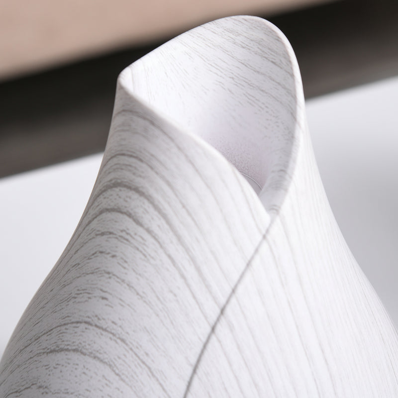 Diffusore di Aromi Oli Essenziali per Ambienti 300 ml Vaporizzatore 7 Luci Colorate Bianco