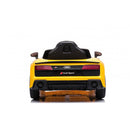 Macchina Elettrica per Bambini 12V Licenza Ufficiale Audi R8 New Spyder con Telecomando e Sedile in pelle Giallo
