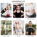 Balance Ball con 2 Elastici e Pompa per Allenamento e Riabilitazione Muscolare Blu