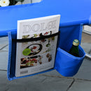 Lettino Prendisole Pieghevole da Giardino 58x139x35,5 cm in Acciaio e Tessuto Oxford Blu