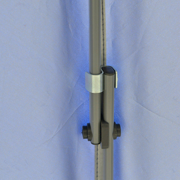 acquista Faltbarer Gartenpavillon 3x3m aus Metall und blauem Stoff