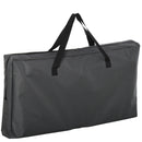 Mobile da Campeggio 3 Mensole 96x49,5x104 cm in Alluminio e Tessuto Oxford Grigio