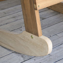 Sedia a Dondolo con Braccioli 77x94x97 cm in Legno