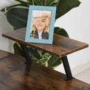 Scrivania Angolare da Ufficio 155x115x91.5 cm in Metallo e Truciolare Nero