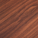 Set Tavolo 2 Sedie e Panca in Metallo e Legno Nero e Marrone