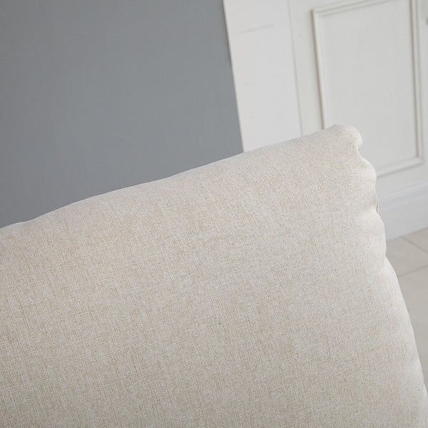 online Manuelles 2-Sitzer-Liegesofa 134 x 92 x 97 cm in beigem Stoff